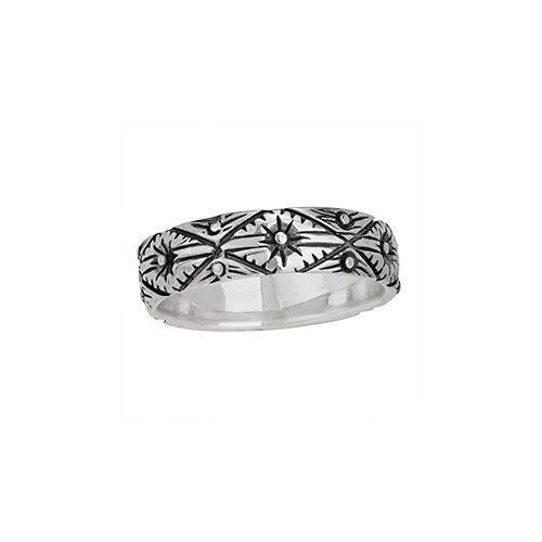 Etched Band Ring