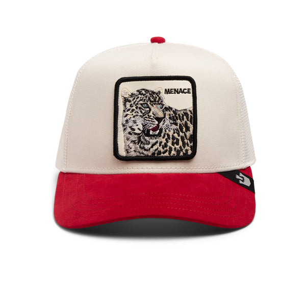 The Suede Snow Leopard Trucker Hat