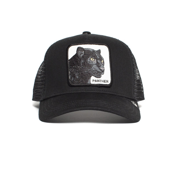 Panther Trucker Hat Black