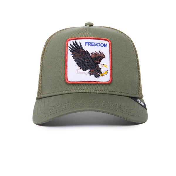 Freedom Trucker Hat Moss