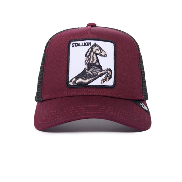 Stallion Trucker Hat Wine