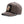 Brown baseball cap with embroidered wolf and 