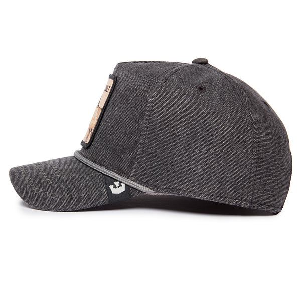 A black baseball cap with a patch depicting a horse and the word "COLT."