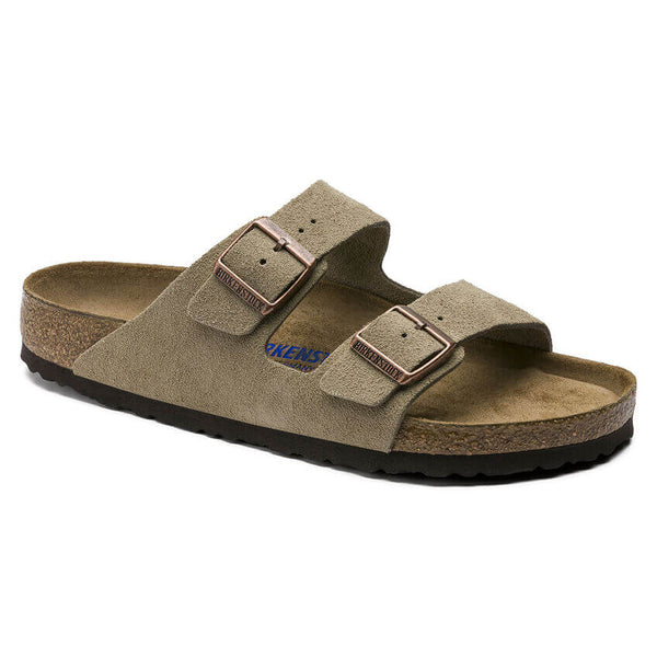 Arizona Taupe Suede SoftFootbed