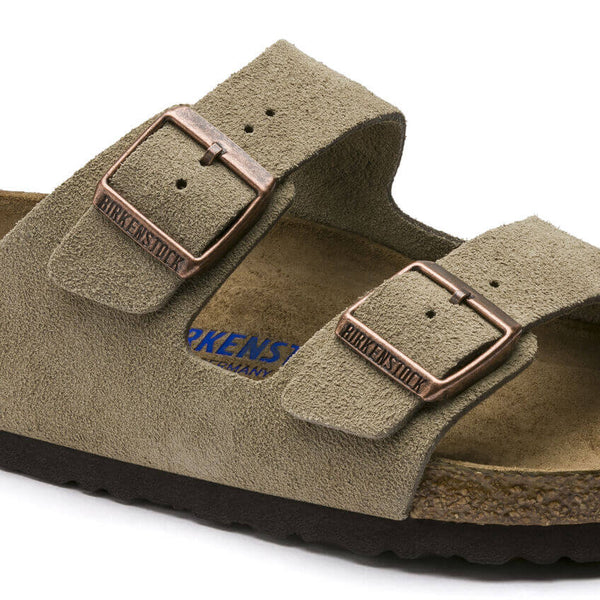 Arizona Taupe Suede SoftFootbed