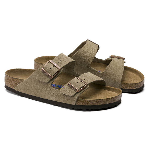 Arizona Taupe Suede SoftFootbed