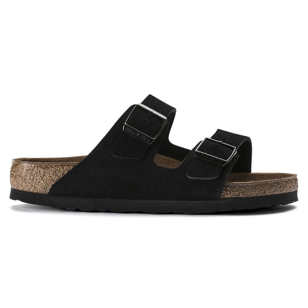 Arizona Black Suede Soft Footbed