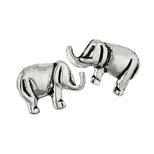 Tiny Elephant Stud Earrings