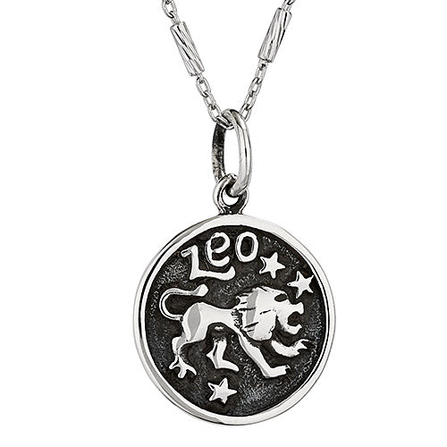 Silver Zodiac Coin Necklace