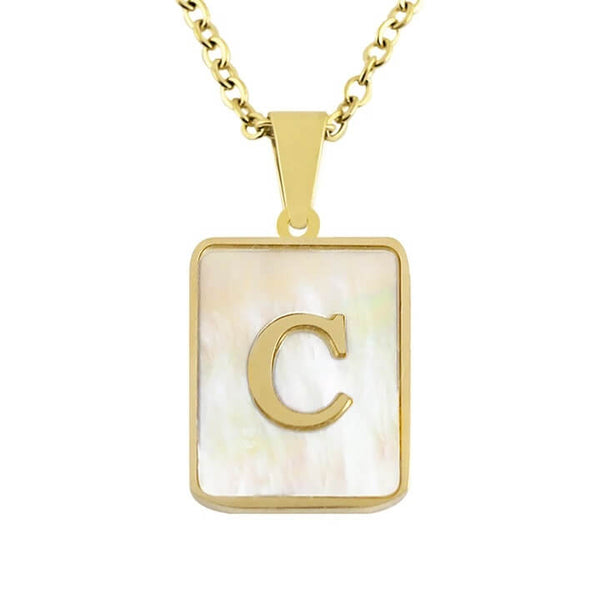 Pearla Initial Necklace