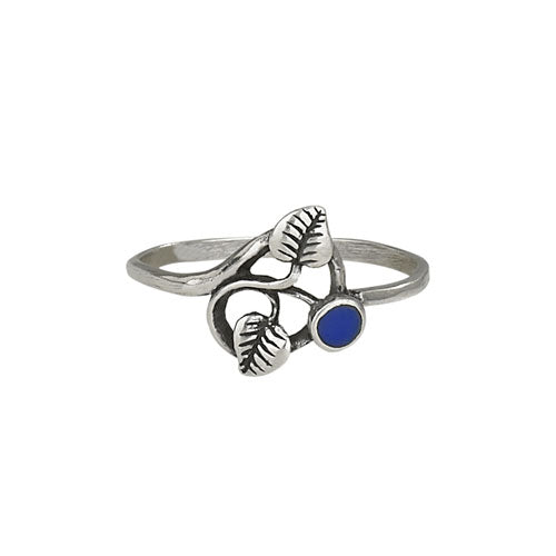 Small Lapis Flower Ring