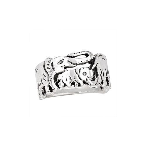 Elephant Family Ring