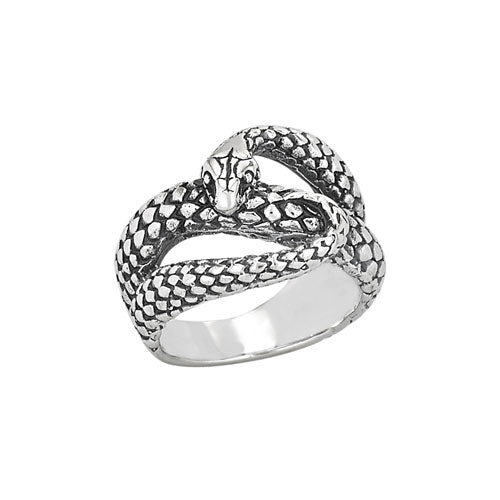 Curling Snake Ring