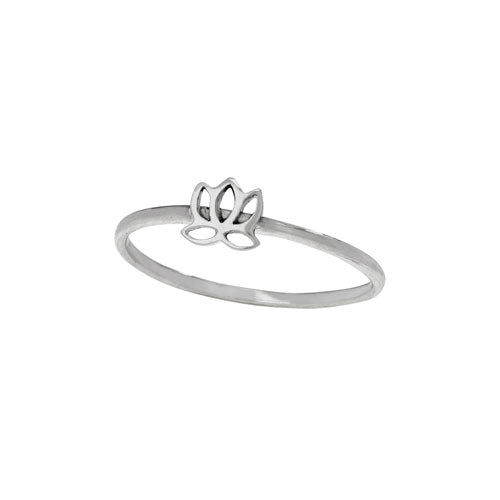 Cutout Lotus Ring