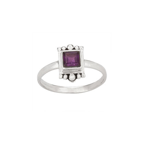 February Amethyst Ring