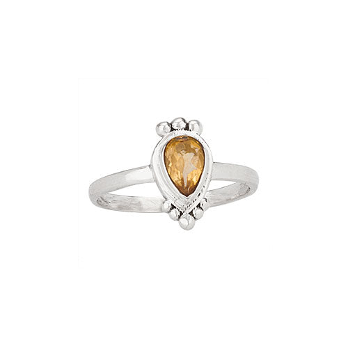 November Citrine Ring