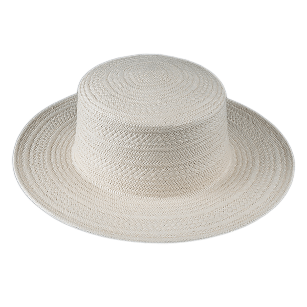 Woven Paper Boater 3" Brim