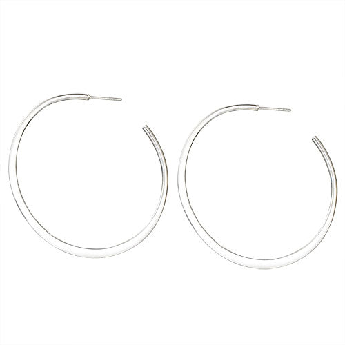 Medium Stud Hoop Earrings