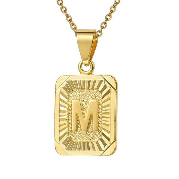 Honey Initial Necklace