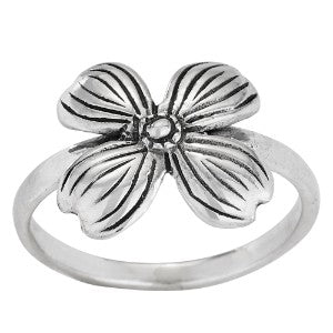 Four Petal Flower Ring